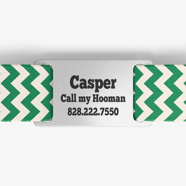 closeup of nameplate personalization